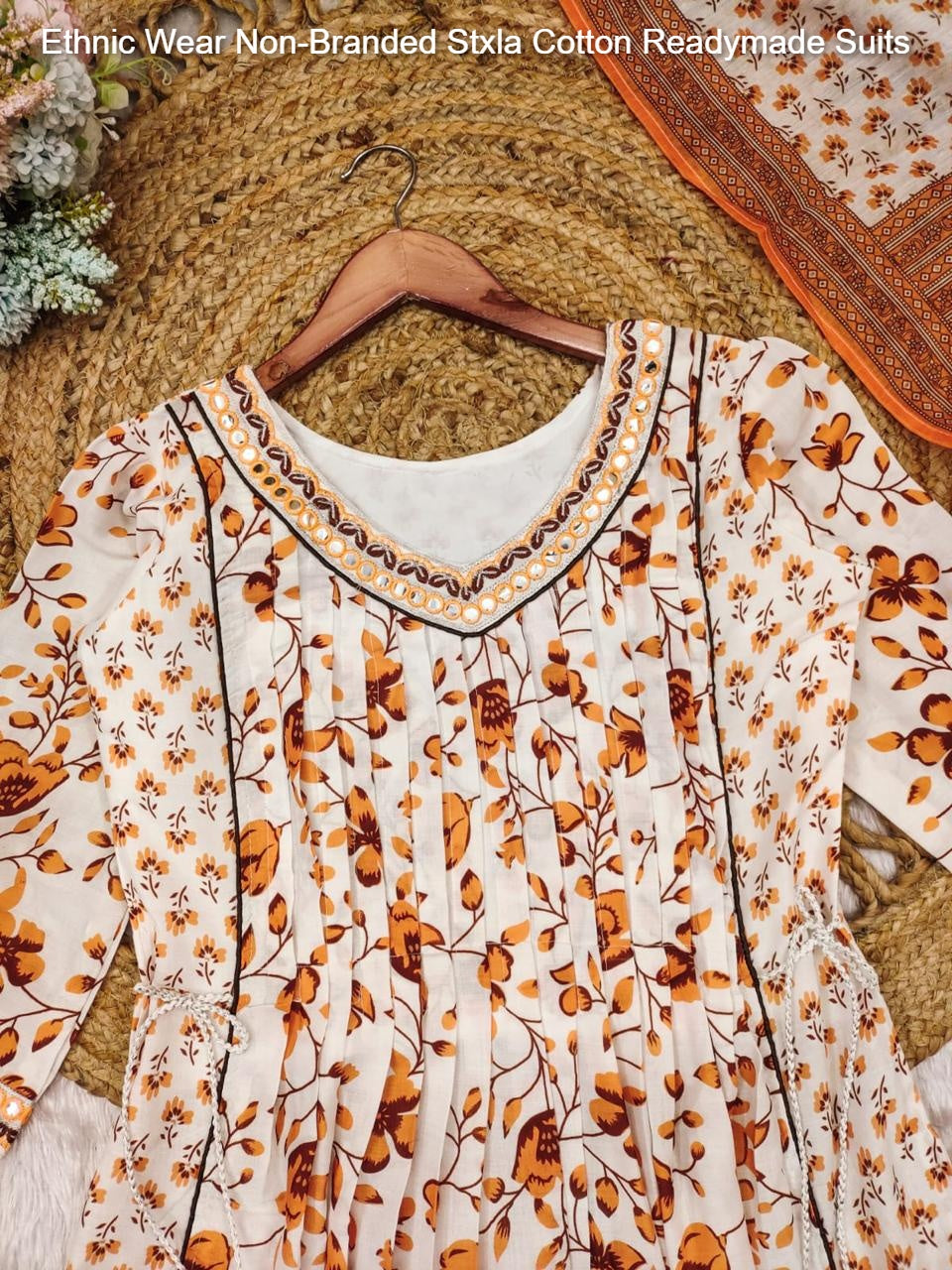 Ethnic Wear Non-Branded Stxla Cotton Readymade Suits