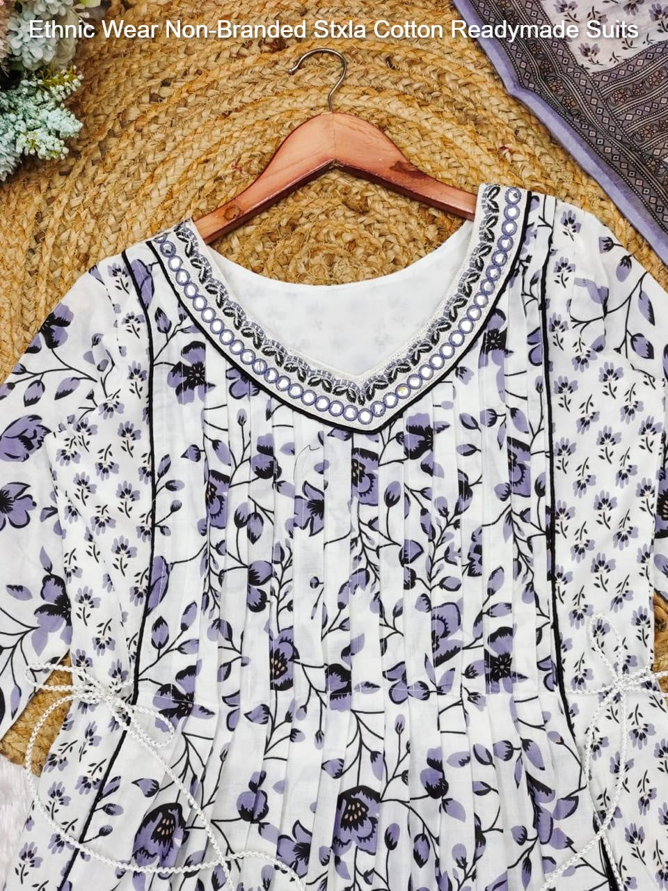 Ethnic Wear Non-Branded Stxla Cotton Readymade Suits