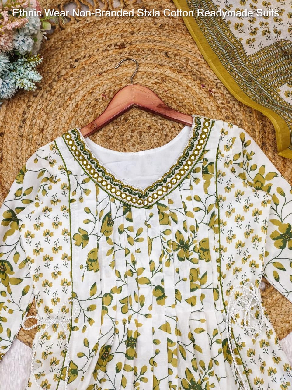 Ethnic Wear Non-Branded Stxla Cotton Readymade Suits