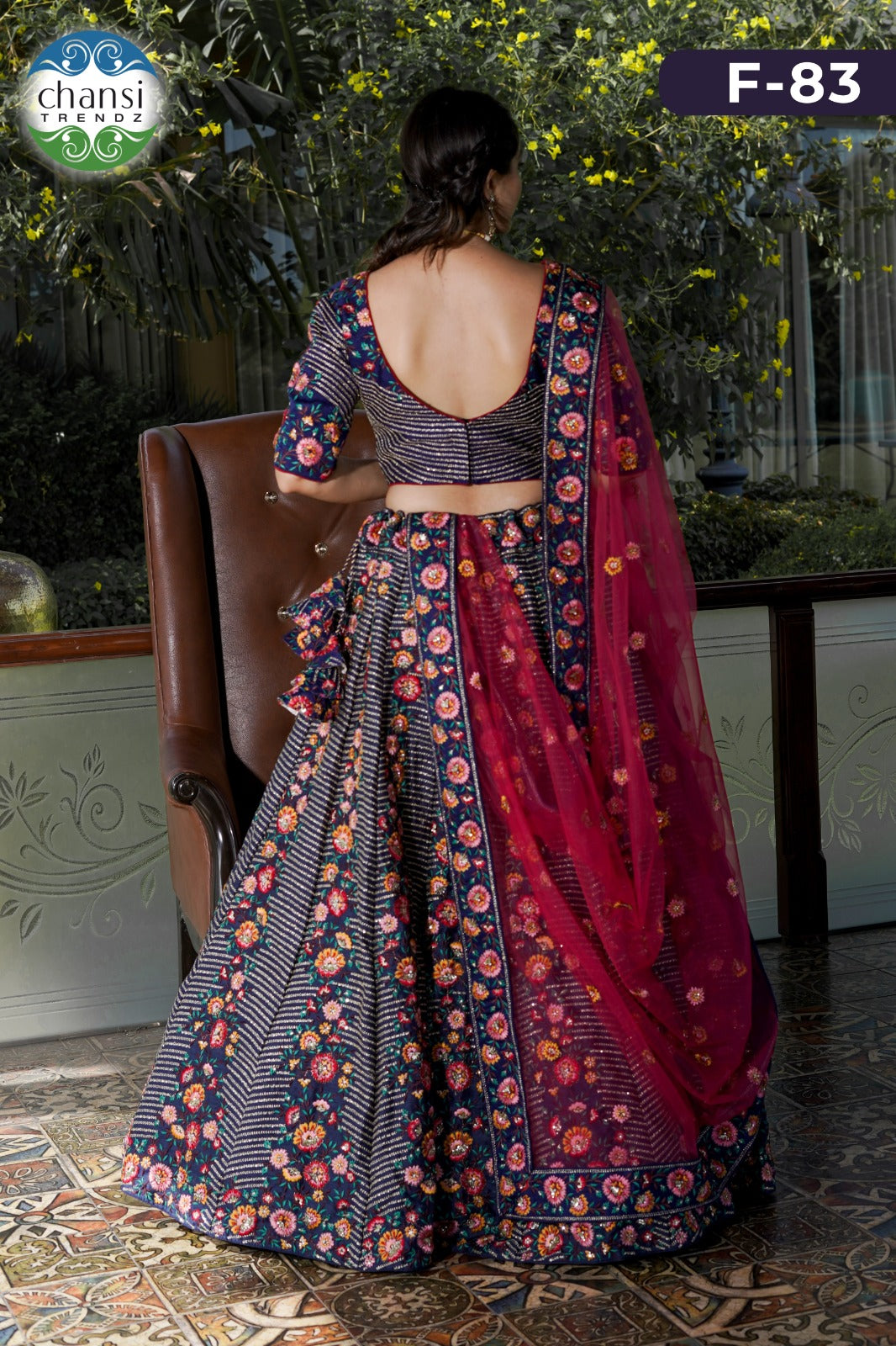 F-83 Chansi Trendz Butter Crepe Lehenga Choli