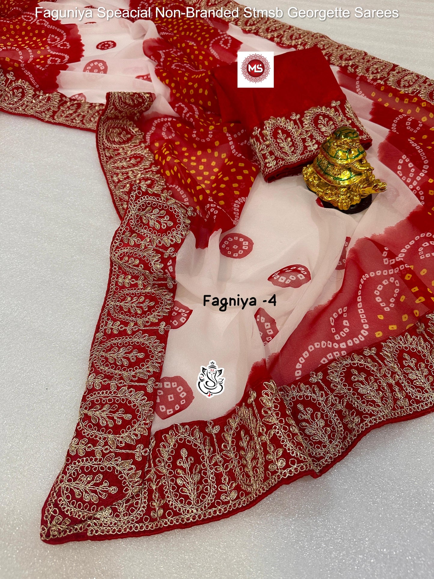 Faguniya Speacial Non-Branded Stmsb Georgette Sarees