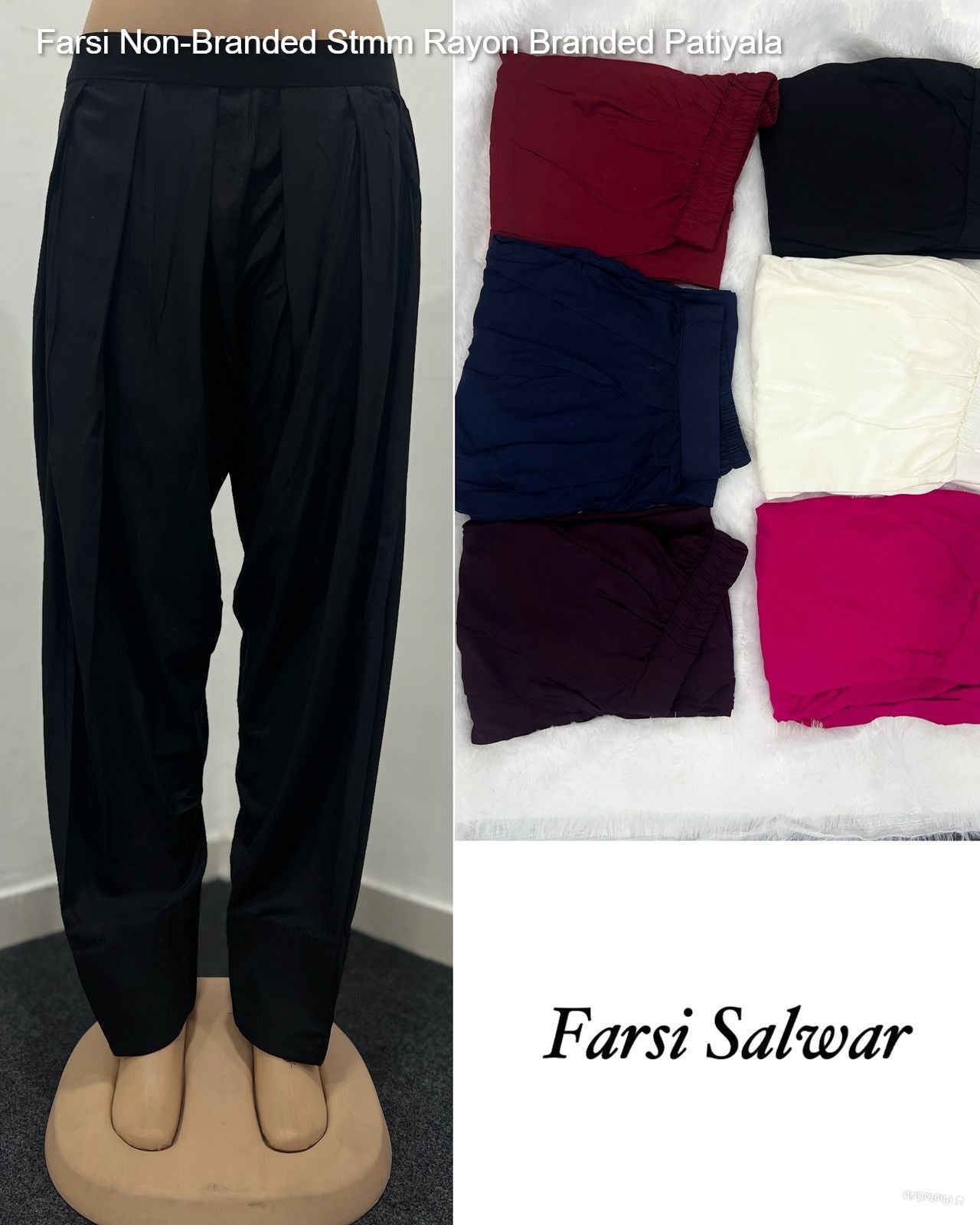 Farsi Non-Branded Stmm Rayon Branded Patiyala