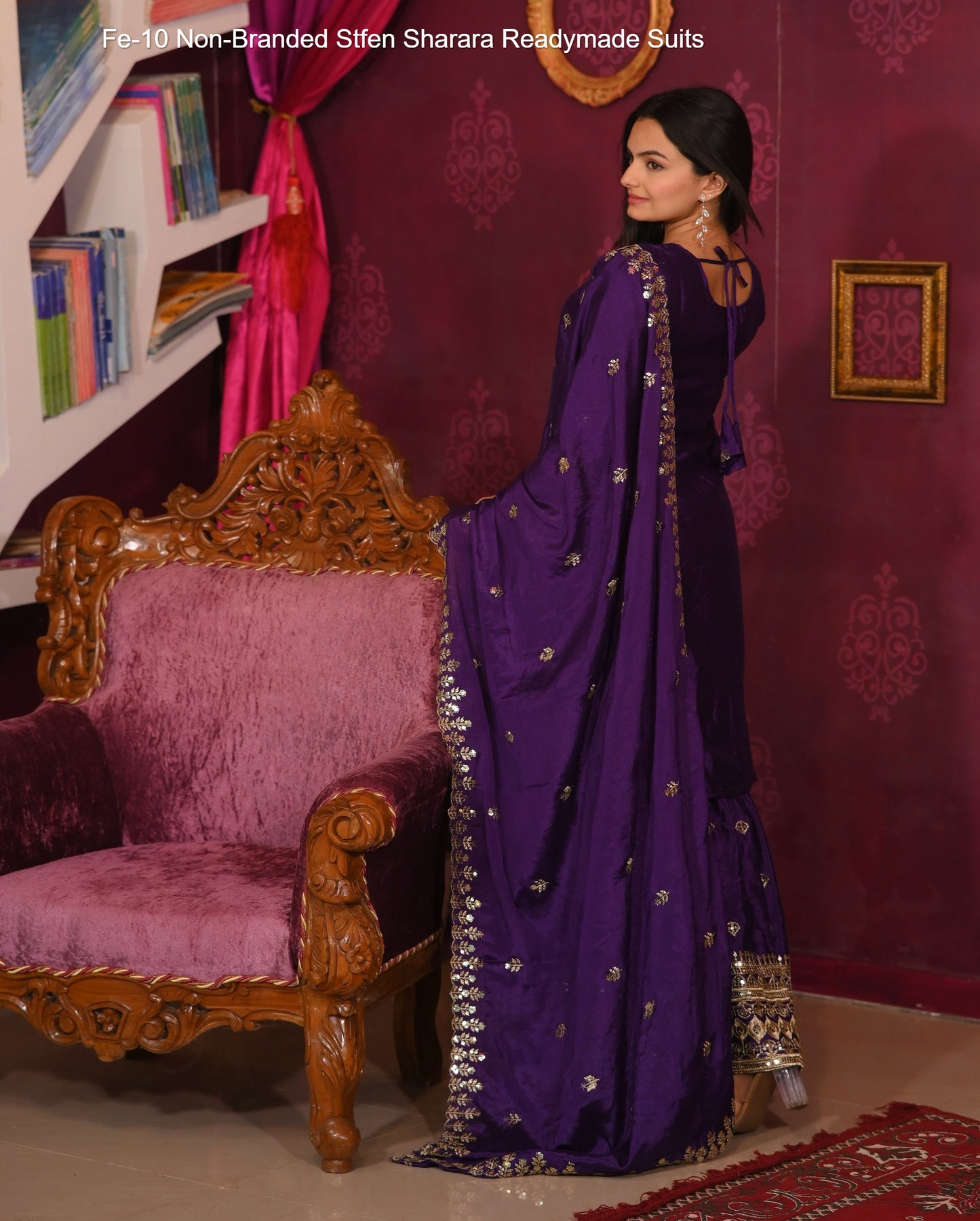 Fe-10 Non-Branded Stfen Sharara Readymade Suits