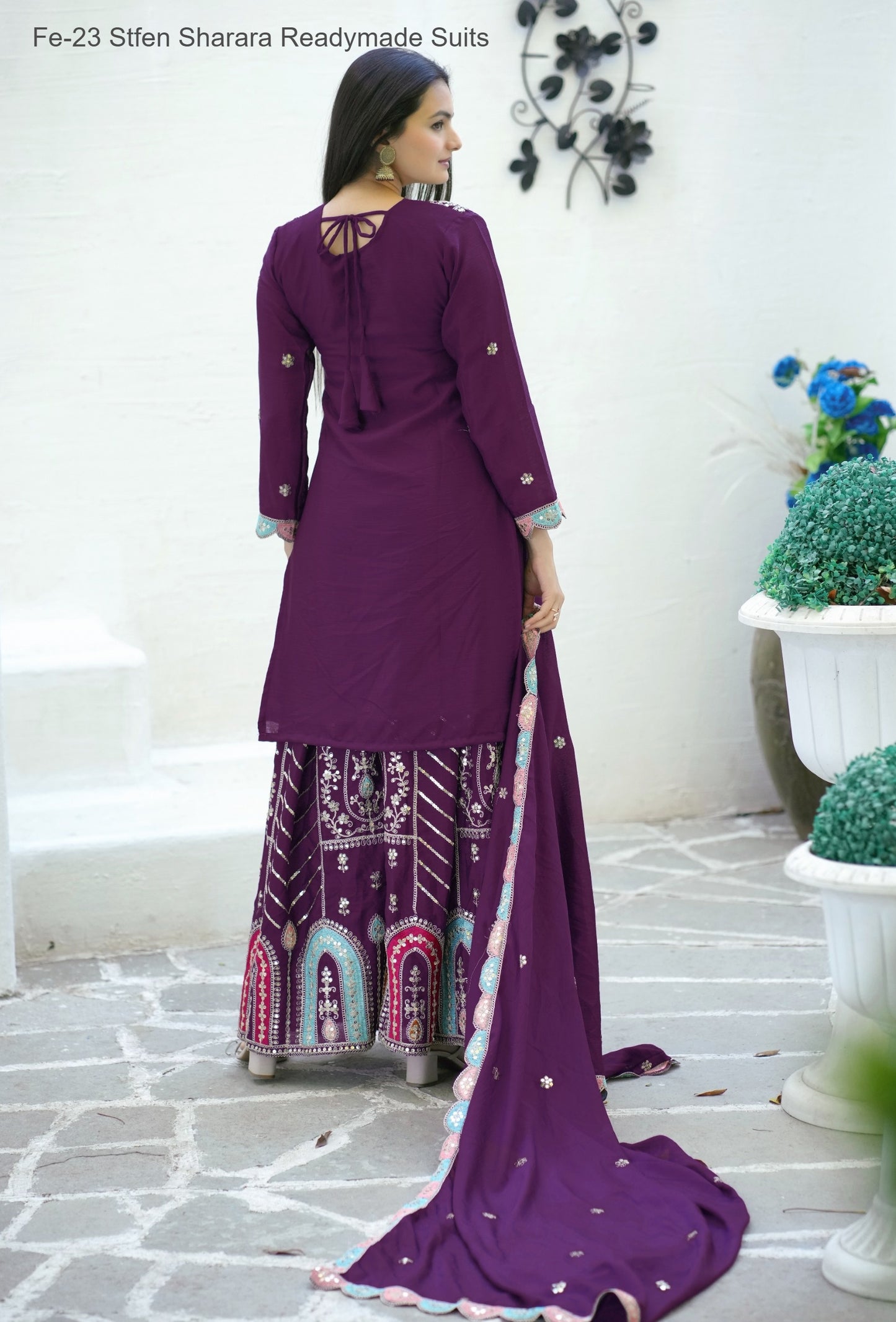 Ct-32 Burg Chansi Trendz Embroidery Koti Lehenga Choli