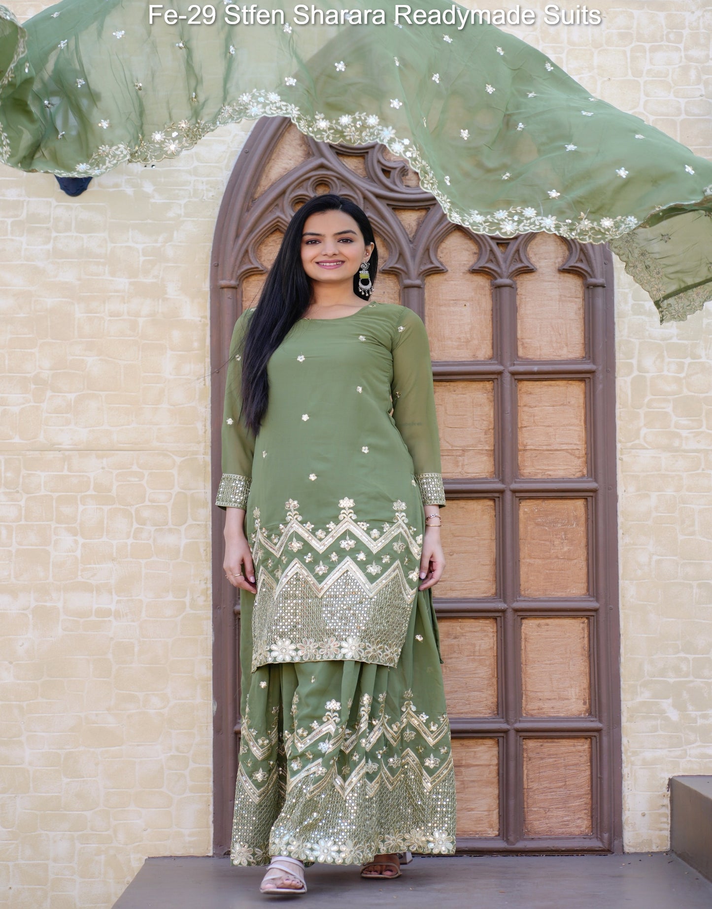 Fe-29 Stfen Sharara Readymade Suits