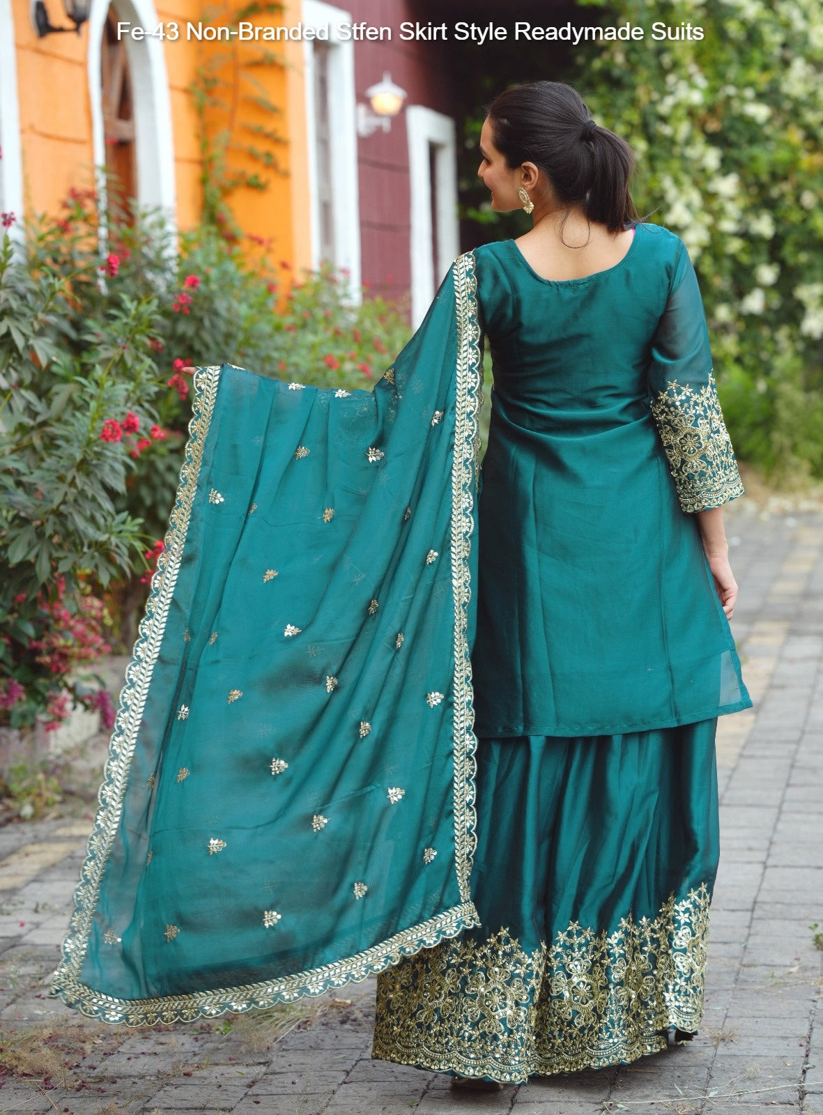 Fe-43 Non-Branded Stfen Skirt Style Readymade Suits