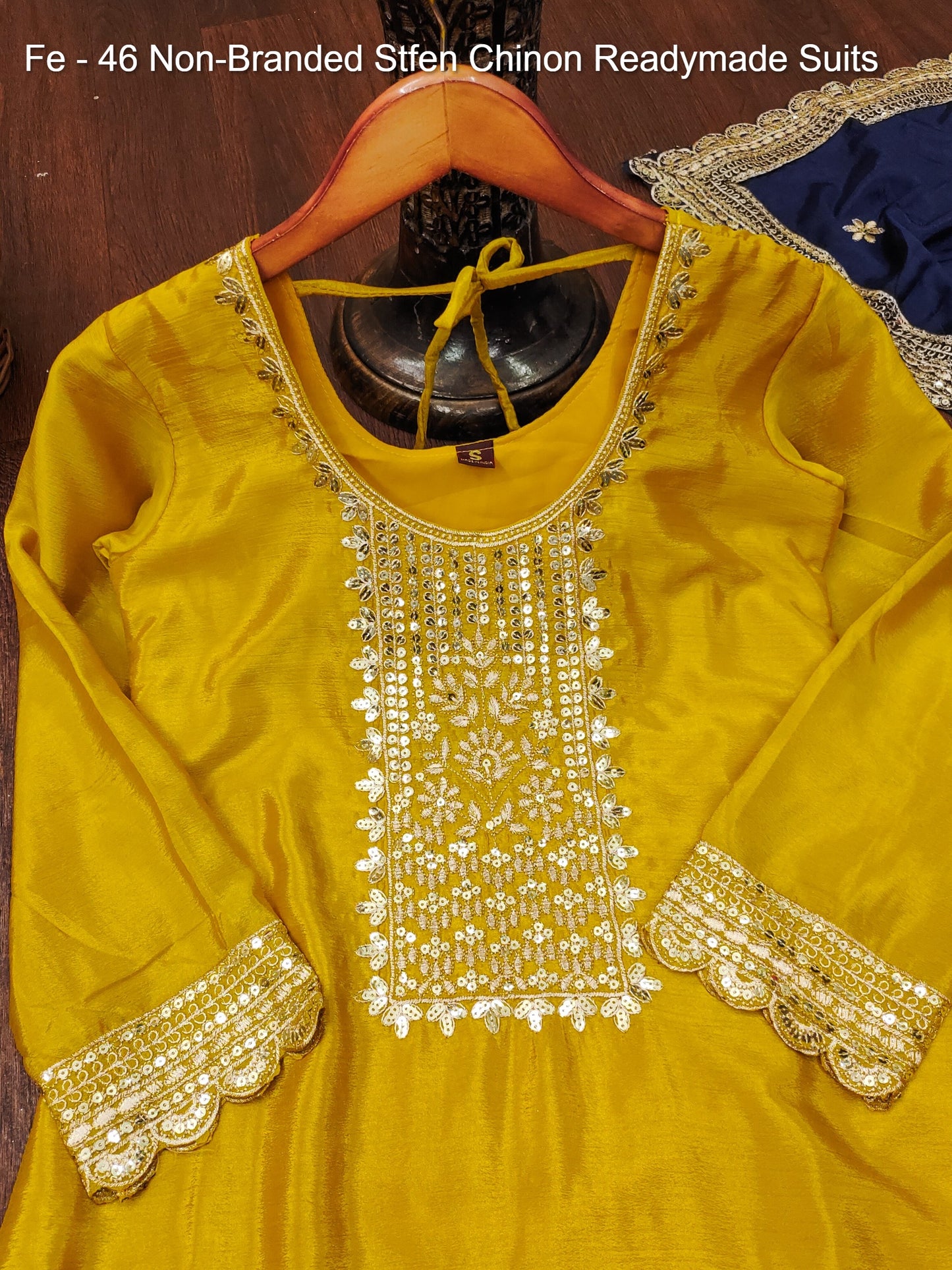 Fe - 46 Non-Branded Stfen Chinon Readymade Suits