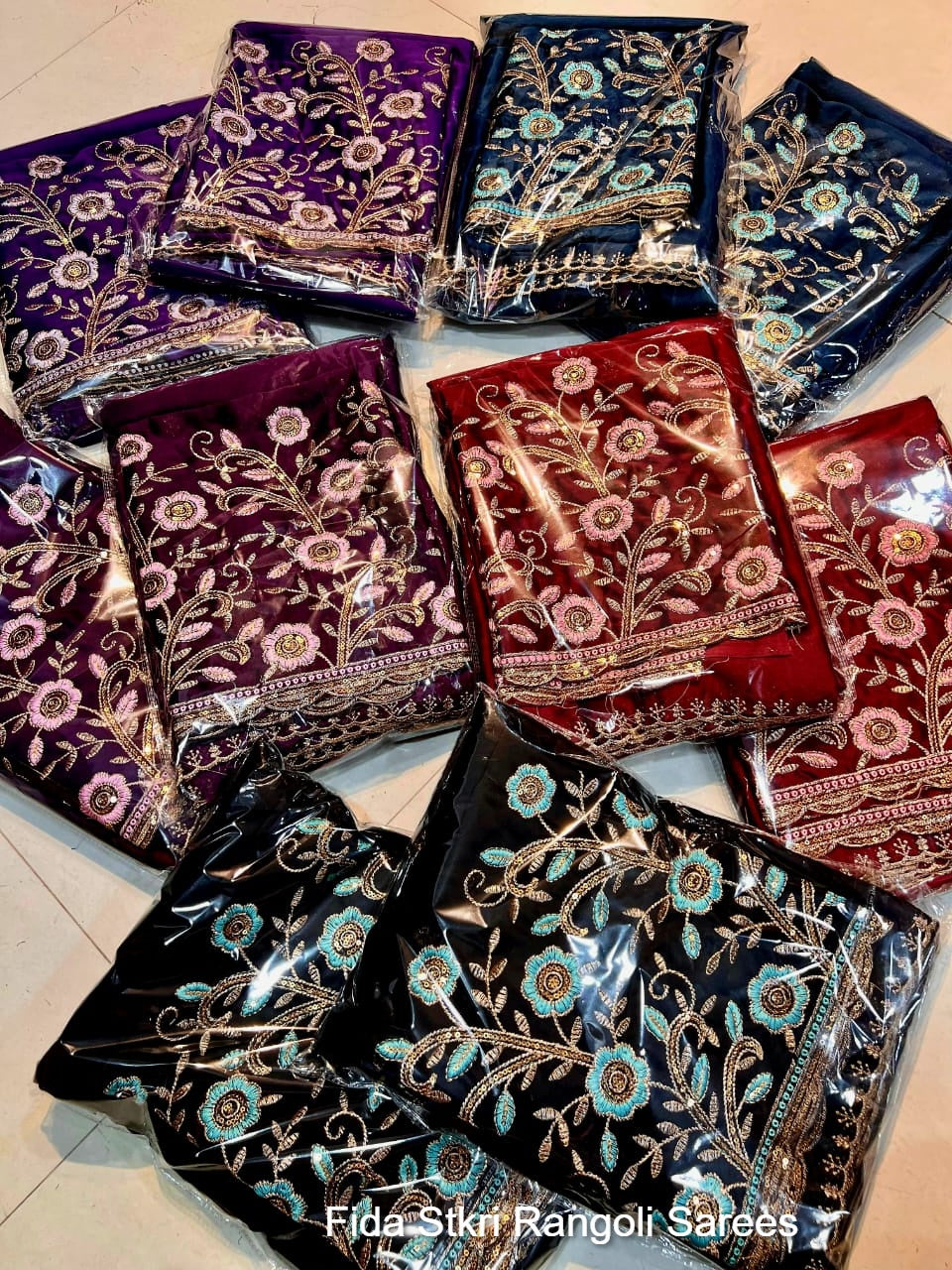 Fida Stkri Rangoli Sarees