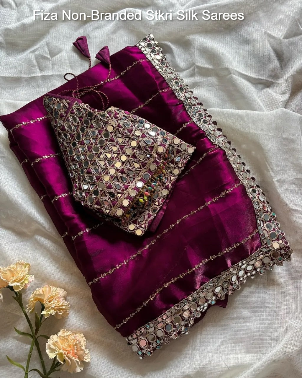 Fiza Non-Branded Stkri Silk Sarees