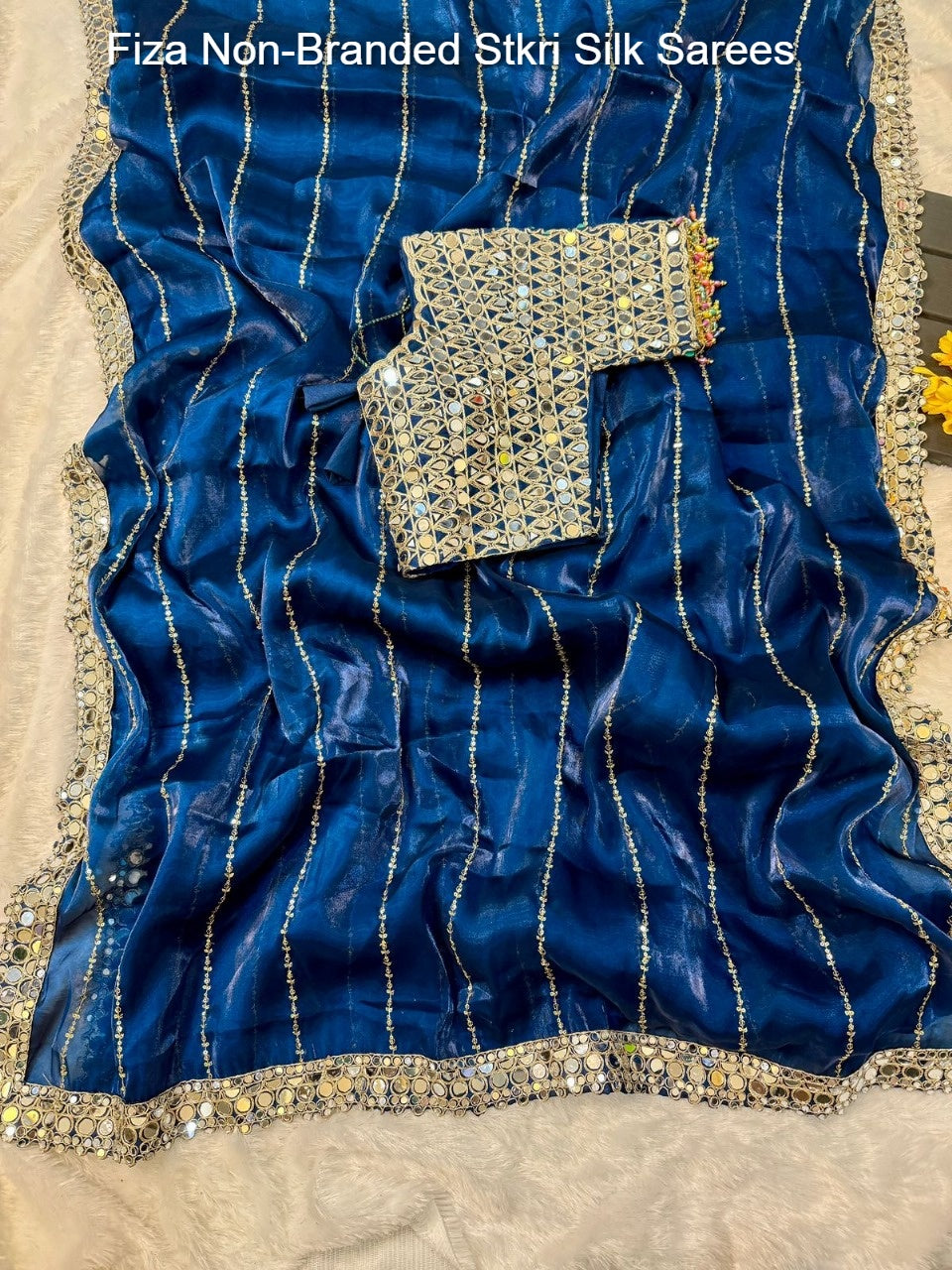 Fiza Non-Branded Stkri Silk Sarees