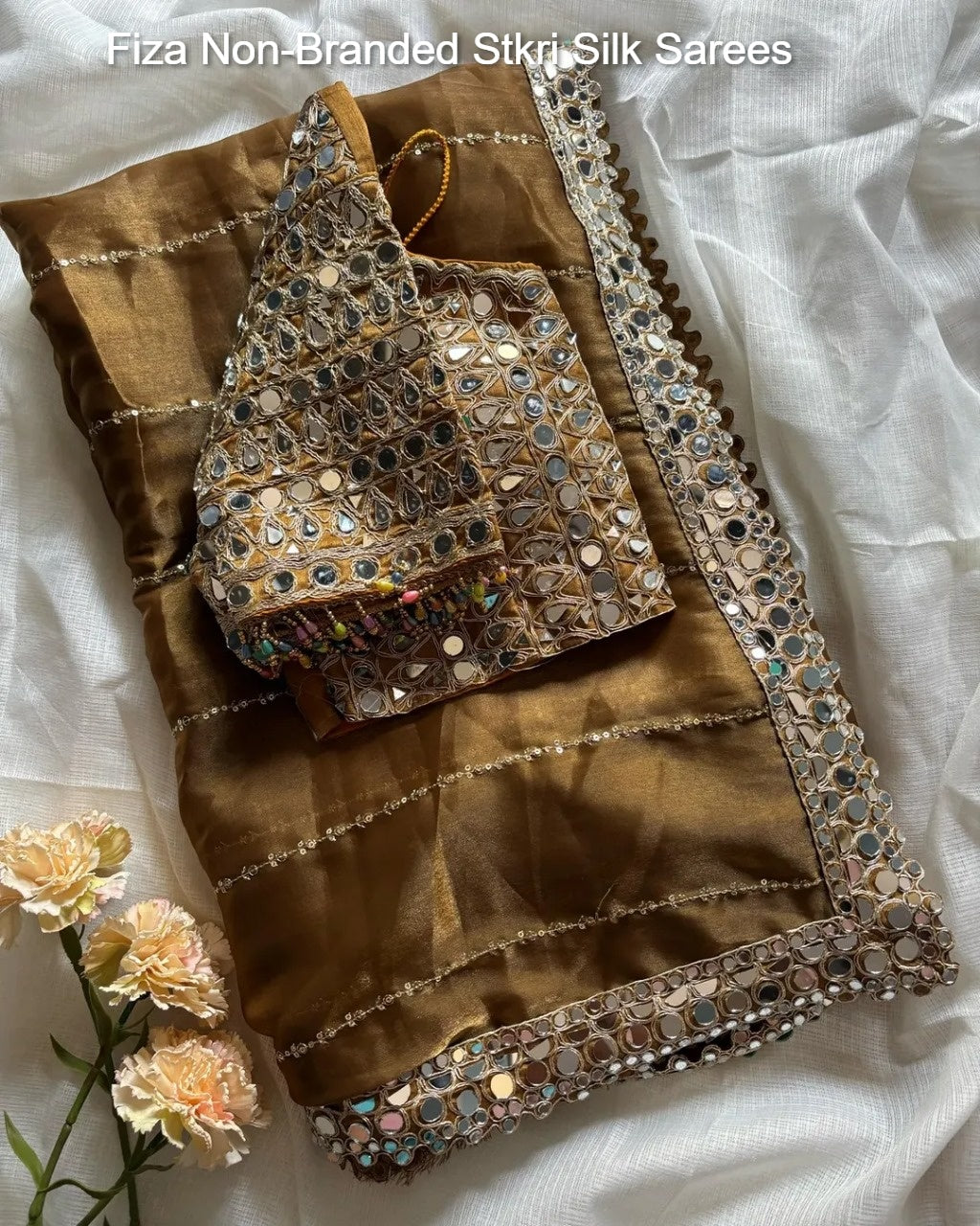 Fiza Non-Branded Stkri Silk Sarees