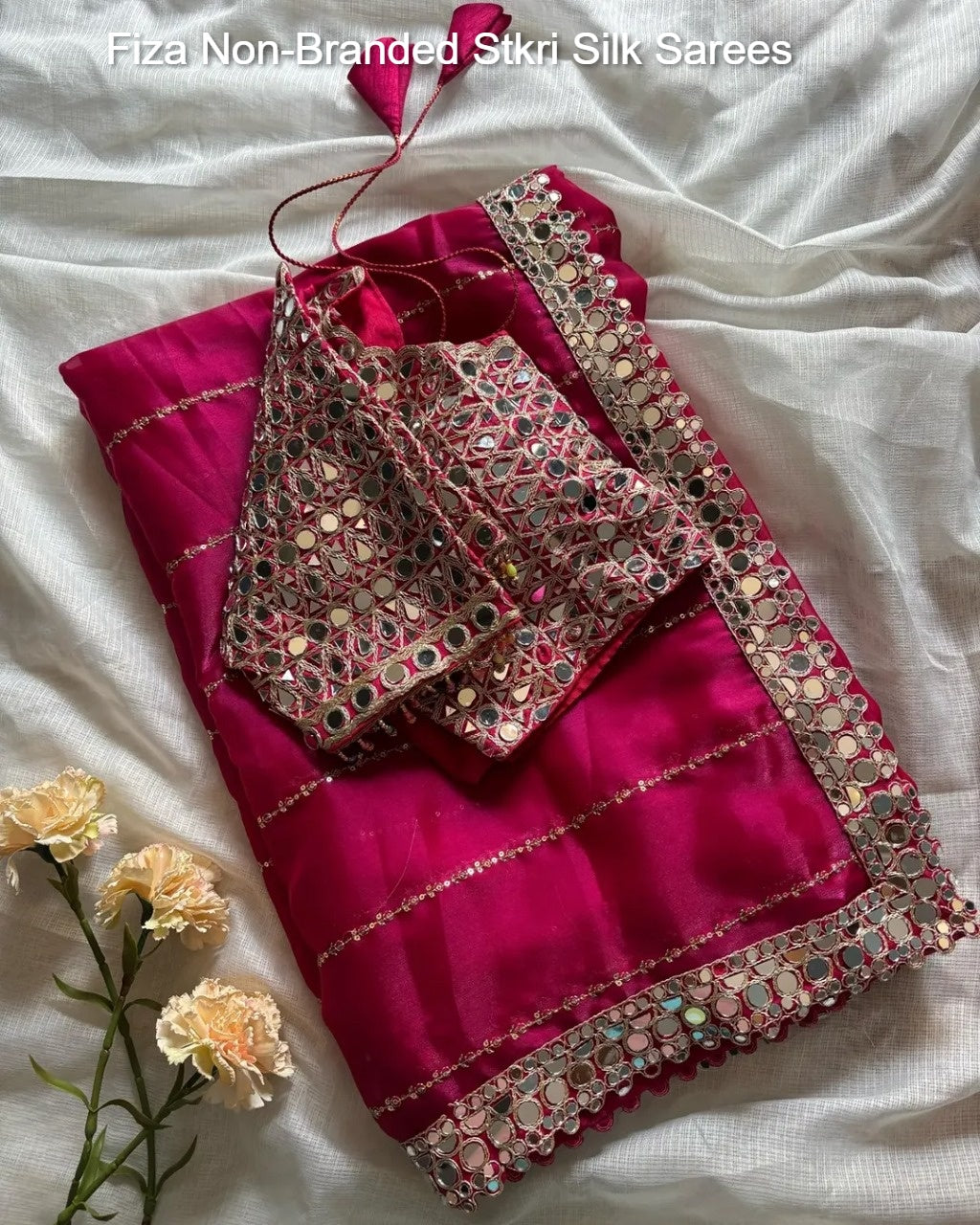 Fiza Non-Branded Stkri Silk Sarees