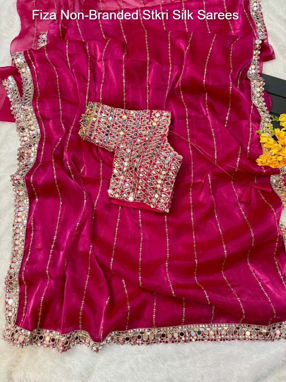 Fiza Non-Branded Stkri Silk Sarees