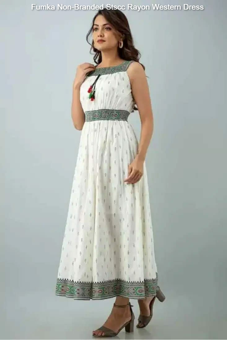 Fumka Non-Branded Stscc Rayon Western Dress