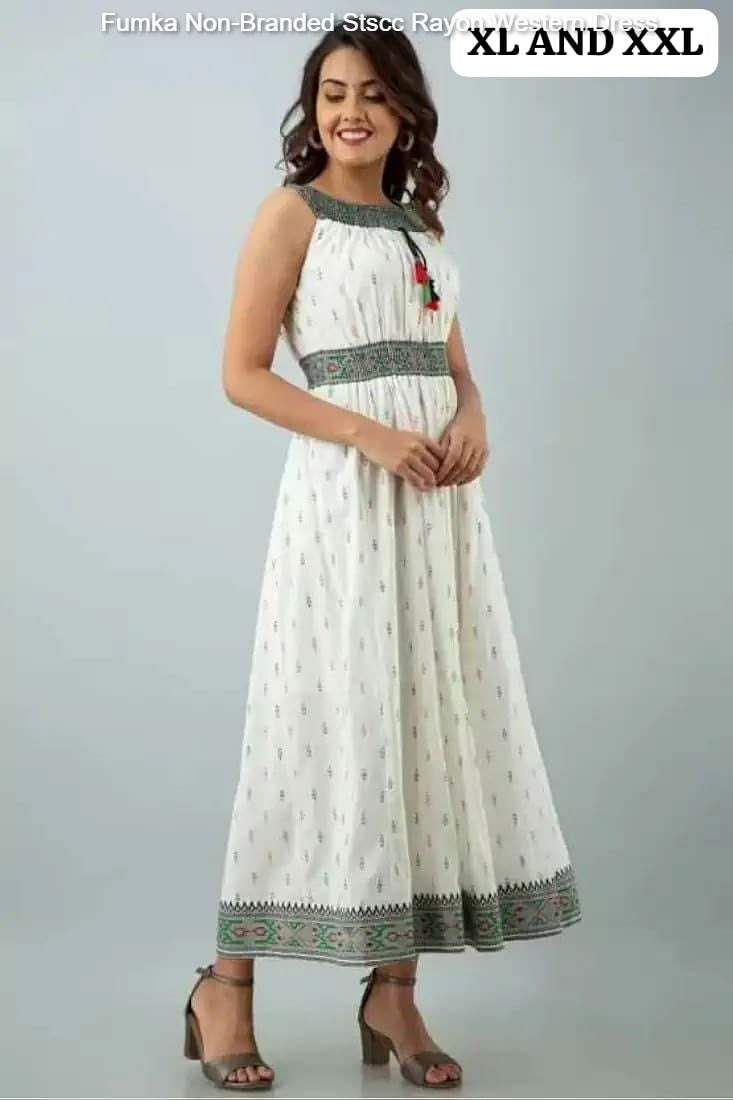 Fumka Non-Branded Stscc Rayon Western Dress