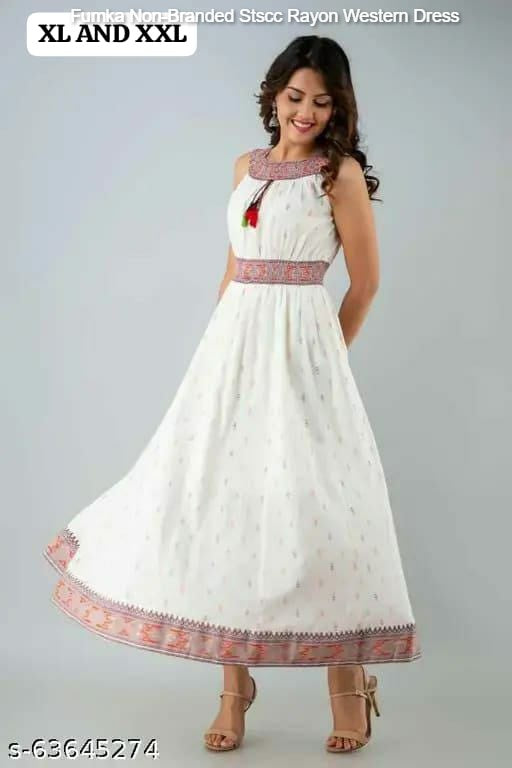 Fumka Non-Branded Stscc Rayon Western Dress