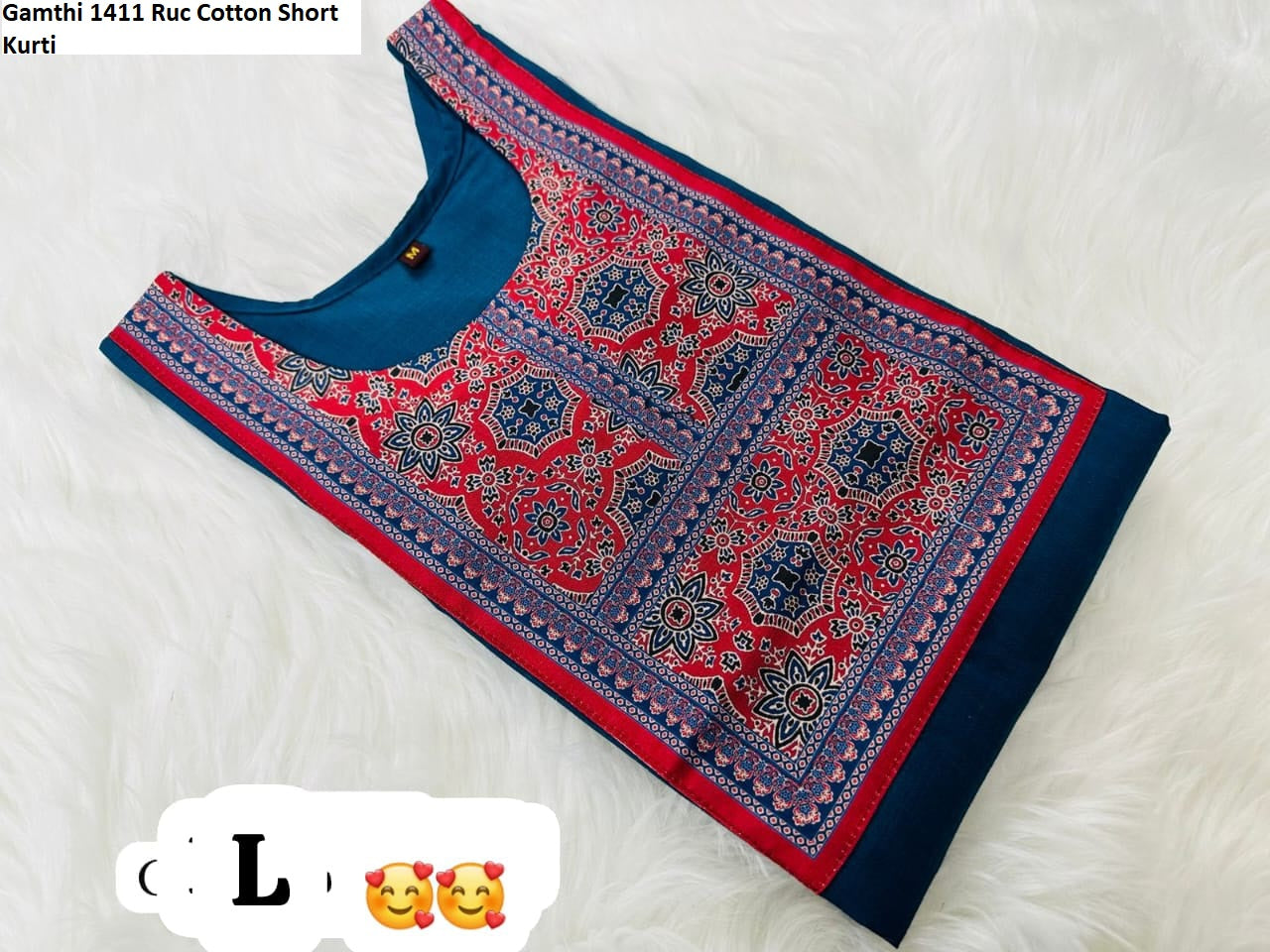 Gamthi 1411 Ruc Cotton Short Kurti
