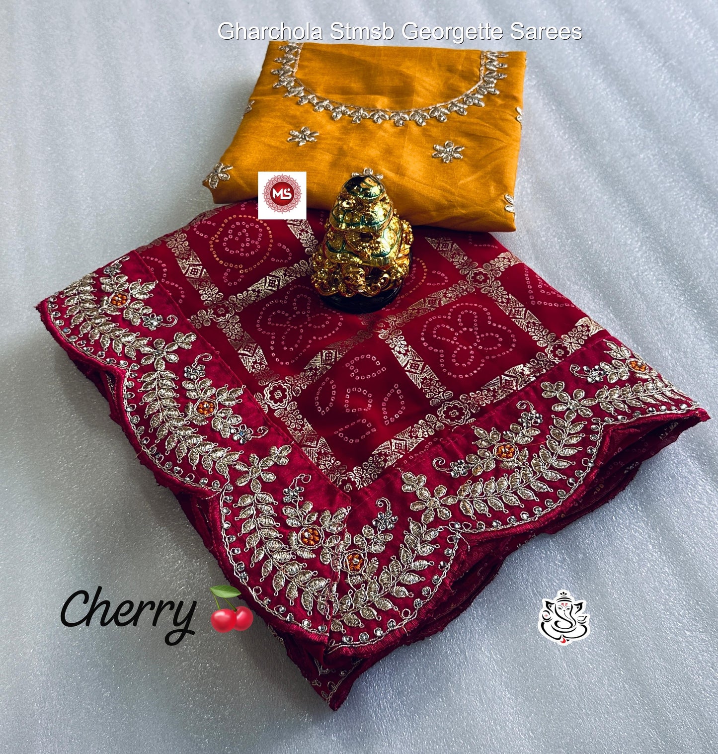 Gharchola Stmsb Georgette Sarees