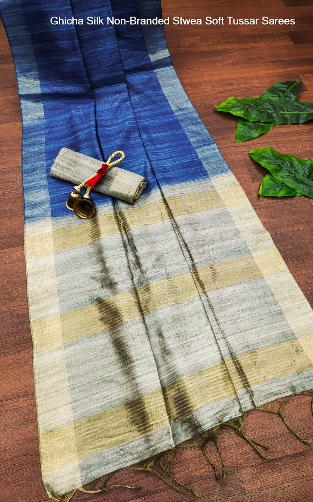 Ghicha Silk Non-Branded Stwea Soft Tussar Sarees