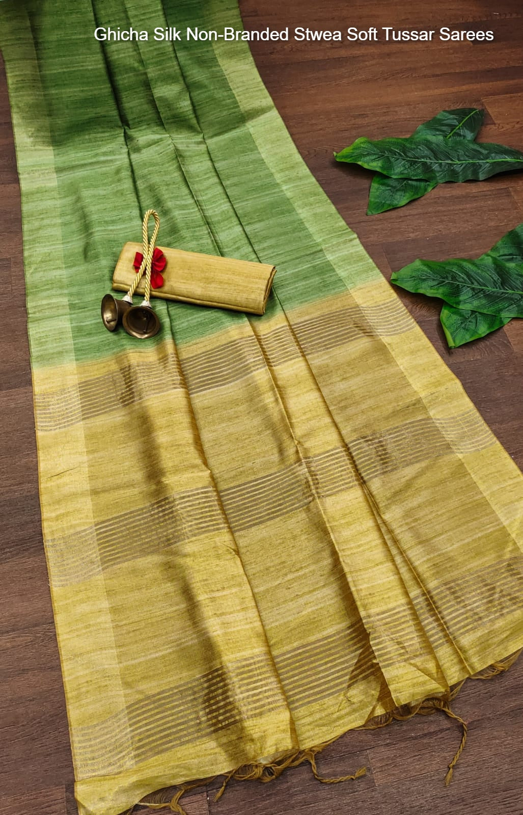 Ghicha Silk Non-Branded Stwea Soft Tussar Sarees