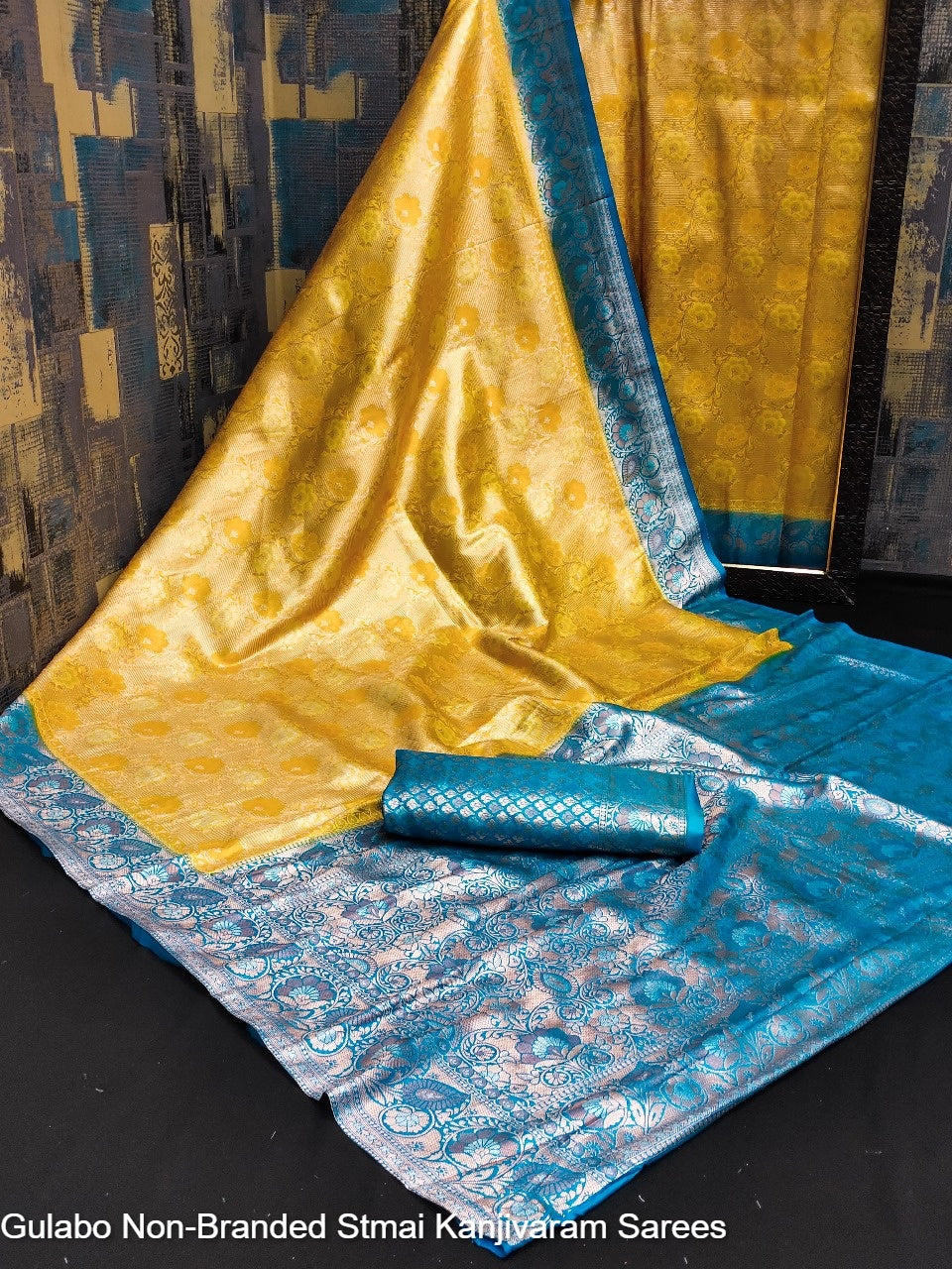 Gulabo Non-Branded Stmai Kanjivaram Sarees