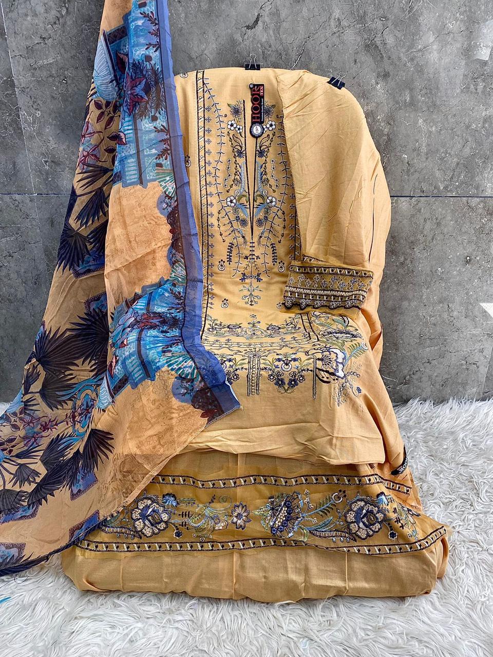 H-273 Hoor Tex Rayon Pakistani Salwar Suits