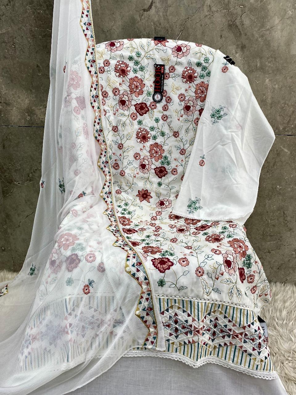 H-324 Hoor Tex Cotton Pakistani Salwar Suits