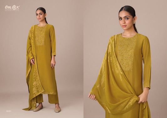 Hallie-8681 Omtex Rubina Silk Unstitched Suits