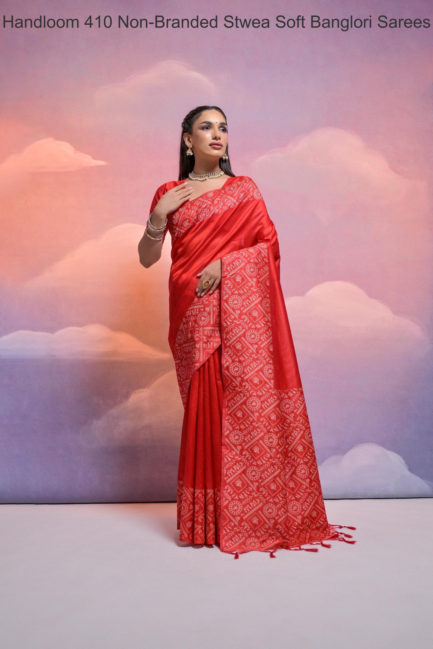 Handloom 410 Non-Branded Stwea Soft Banglori Sarees