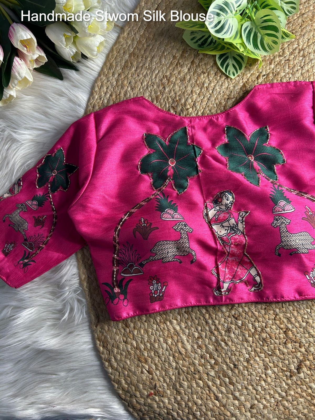 Handmade Stwom Silk Blouse