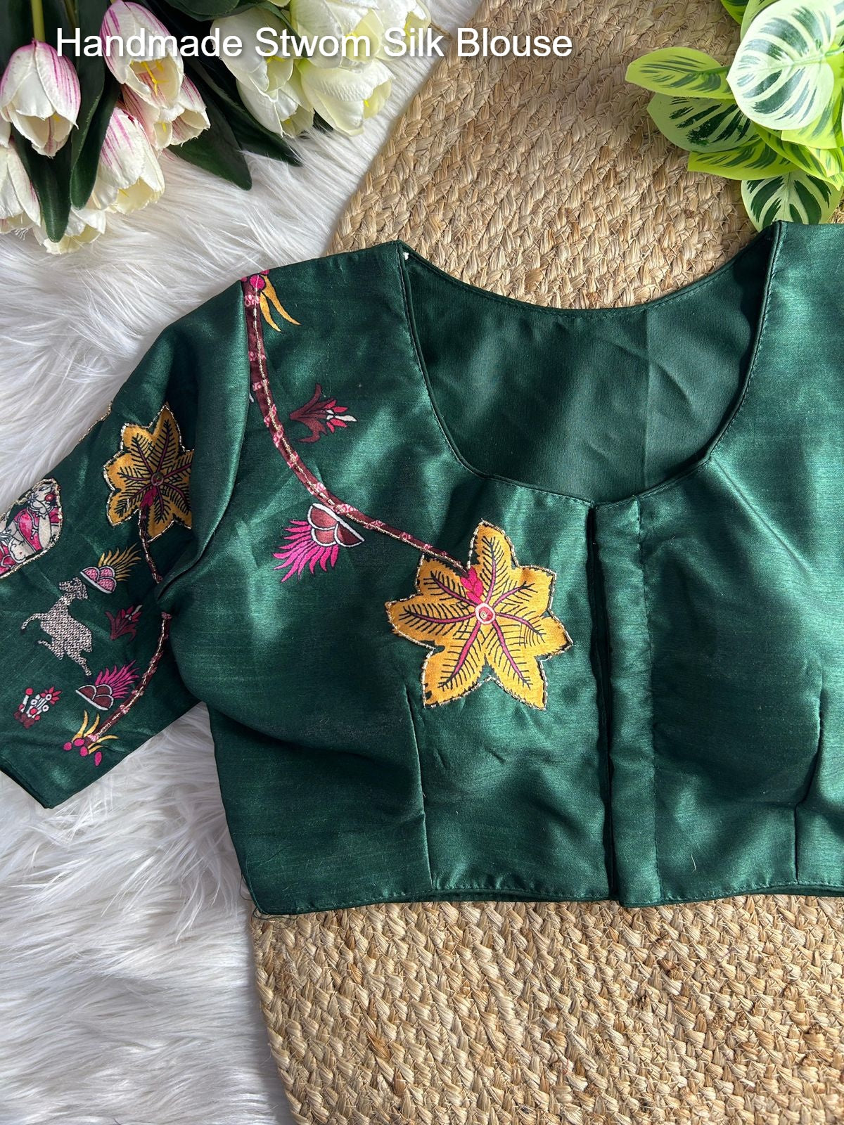 Handmade Stwom Silk Blouse