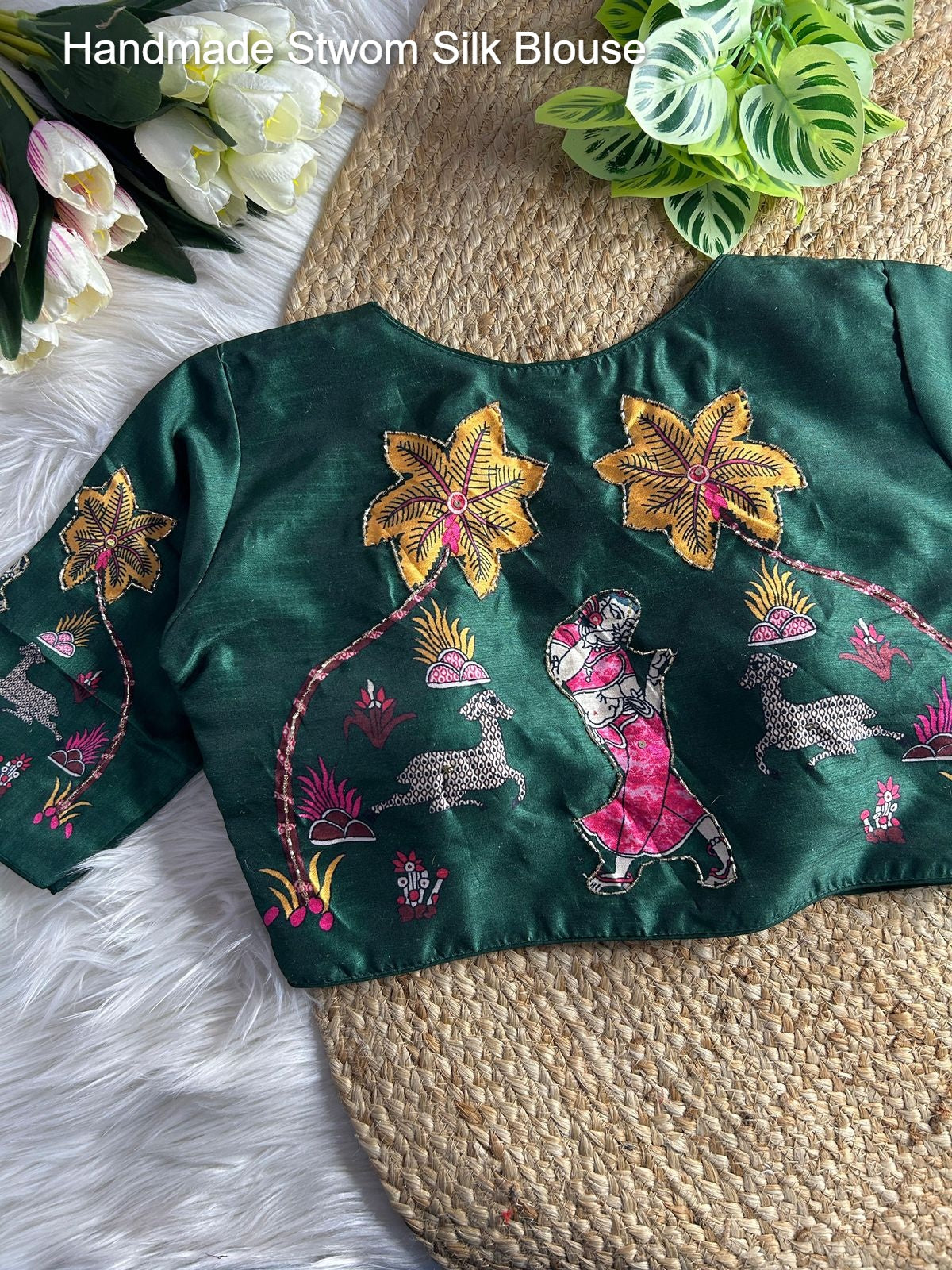 Handmade Stwom Silk Blouse