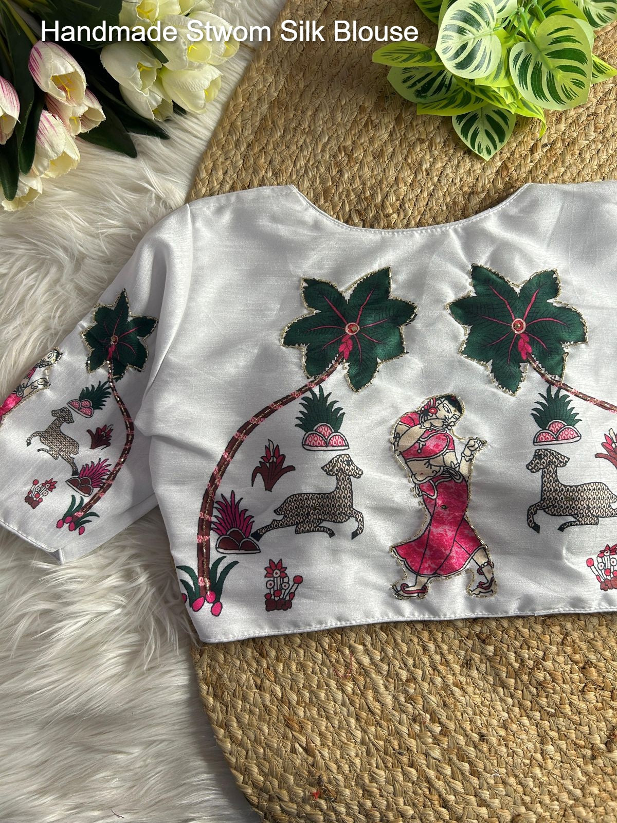 Handmade Stwom Silk Blouse