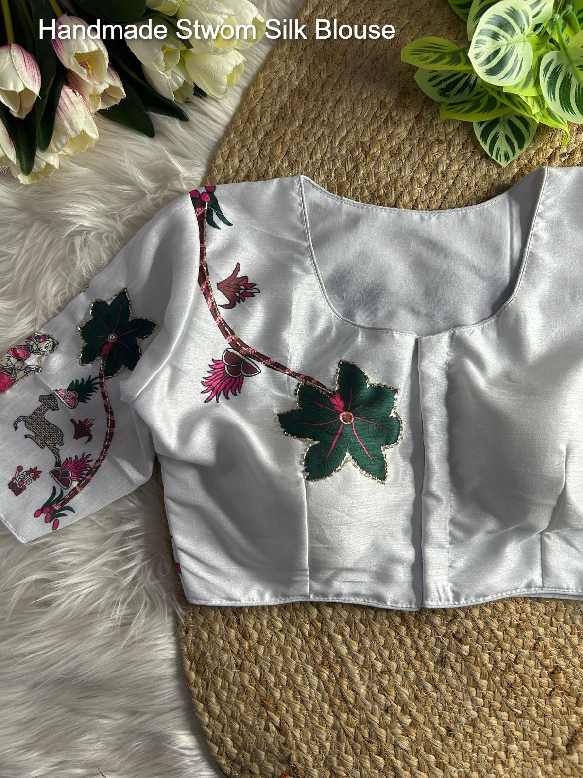 Handmade Stwom Silk Blouse