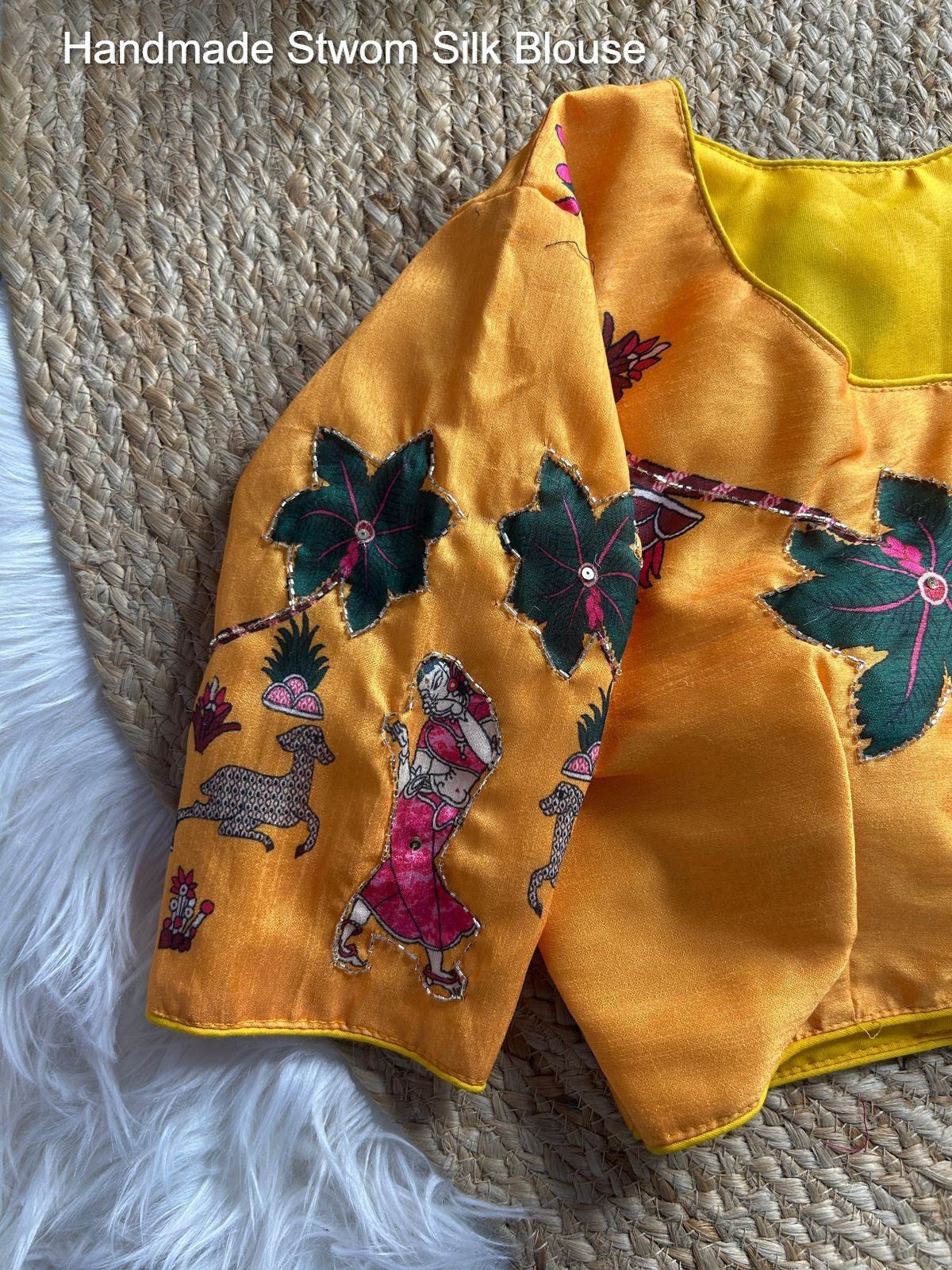 Handmade Stwom Silk Blouse