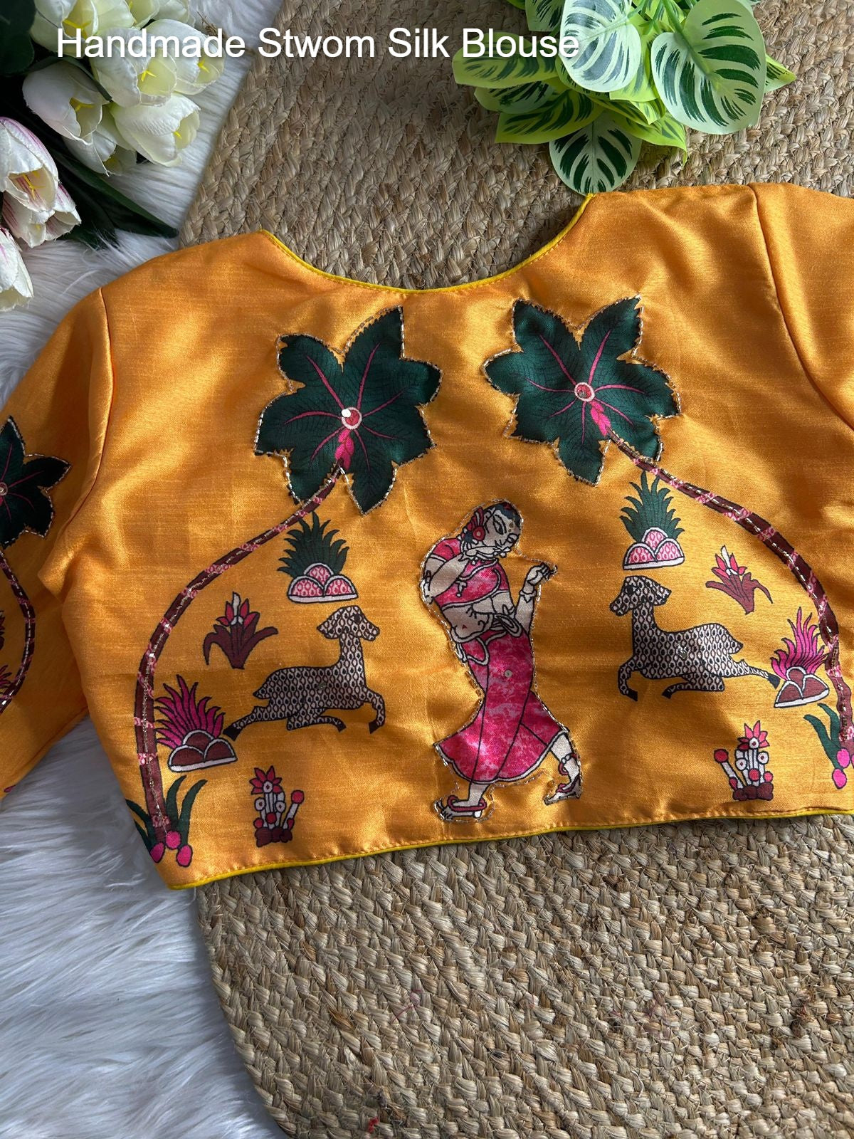 Handmade Stwom Silk Blouse