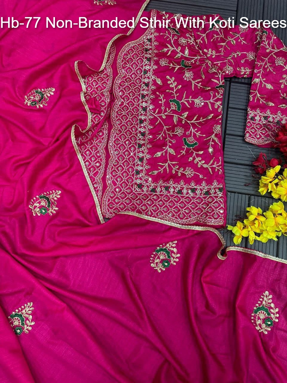 Hb-77 Non-Branded Sthir With Koti Sarees