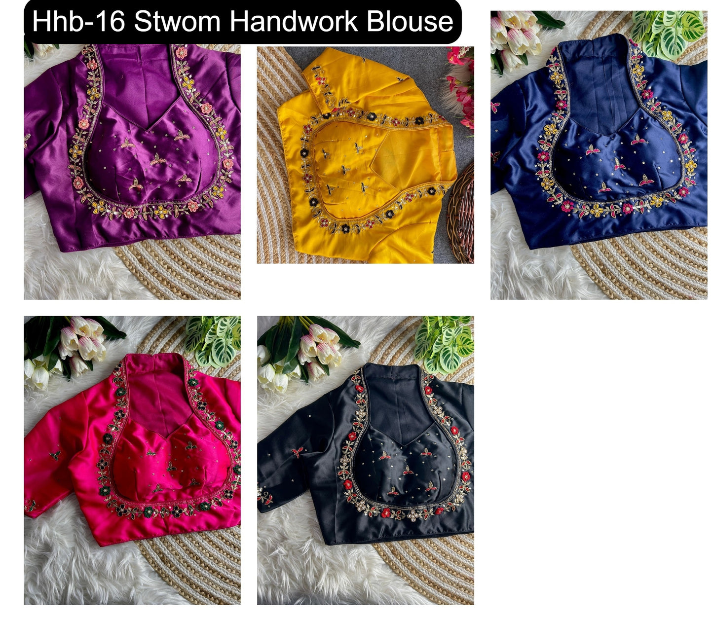 Hhb-16 Stwom Handwork Blouse