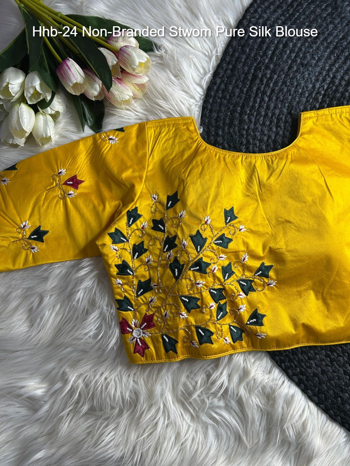 Hhb-24 Non-Branded Stwom Pure Silk Blouse
