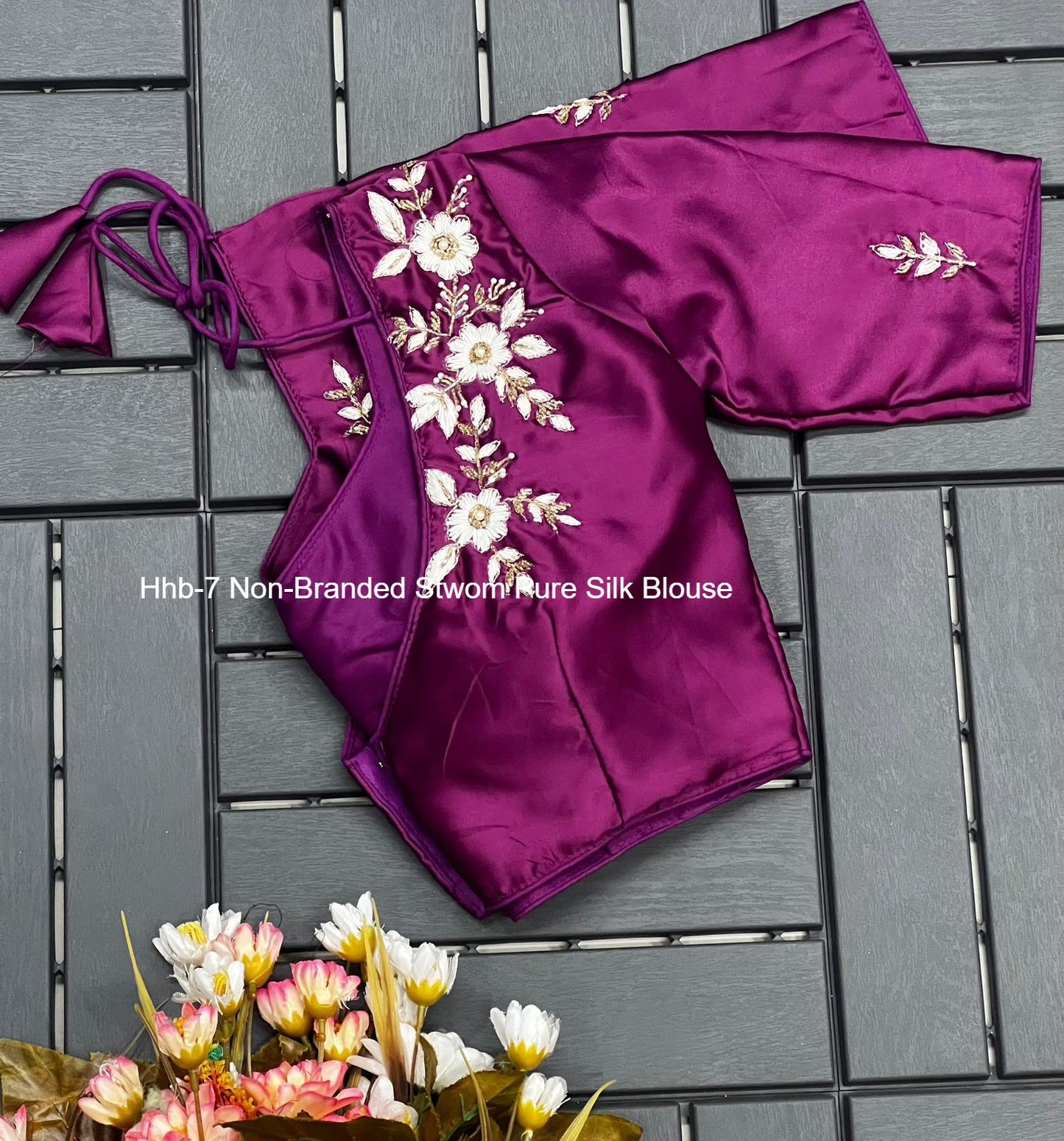 Hhb-7 Non-Branded Stwom Pure Silk Blouse