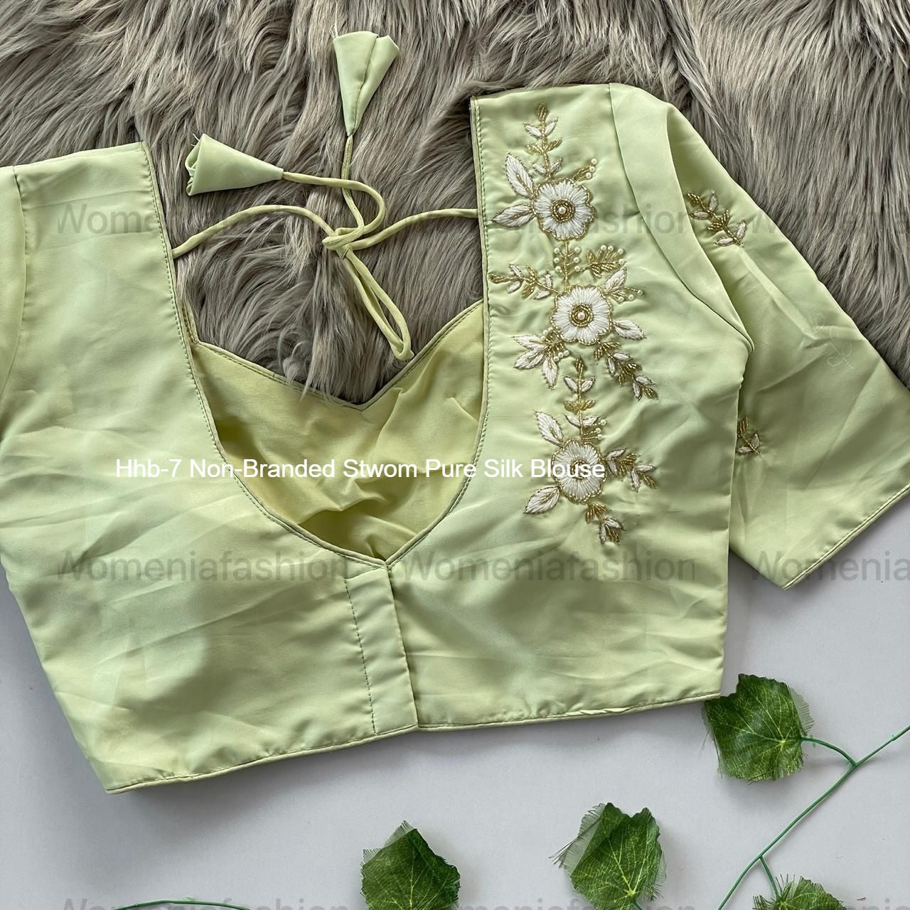 Hhb-7 Non-Branded Stwom Pure Silk Blouse