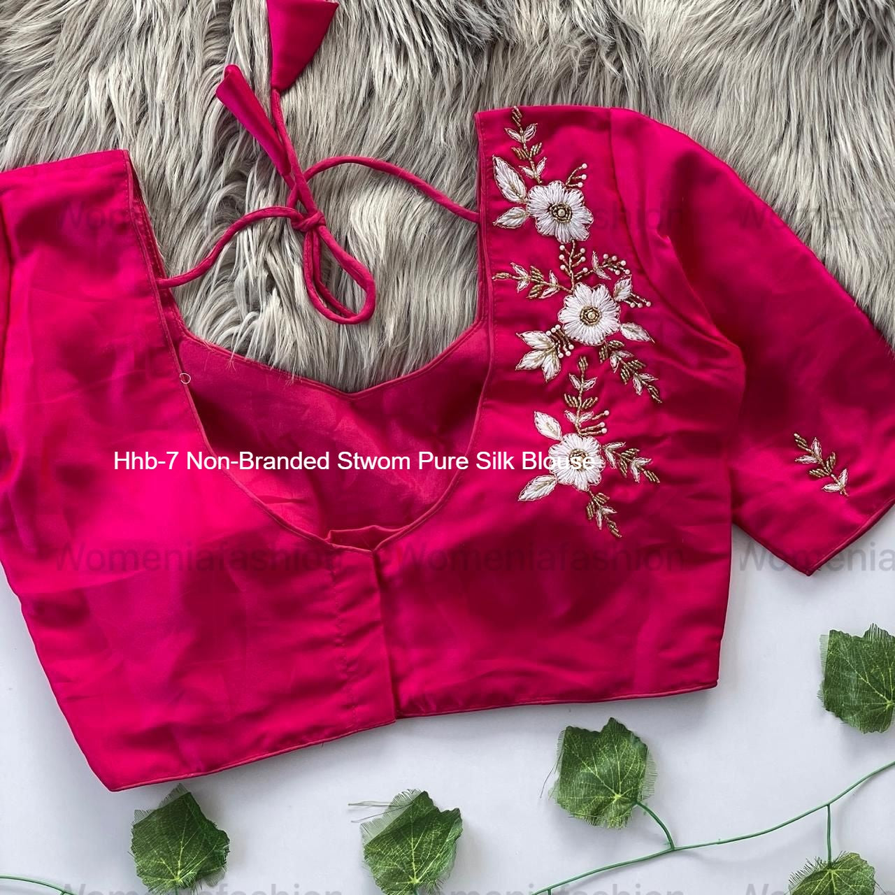 Hhb-7 Non-Branded Stwom Pure Silk Blouse