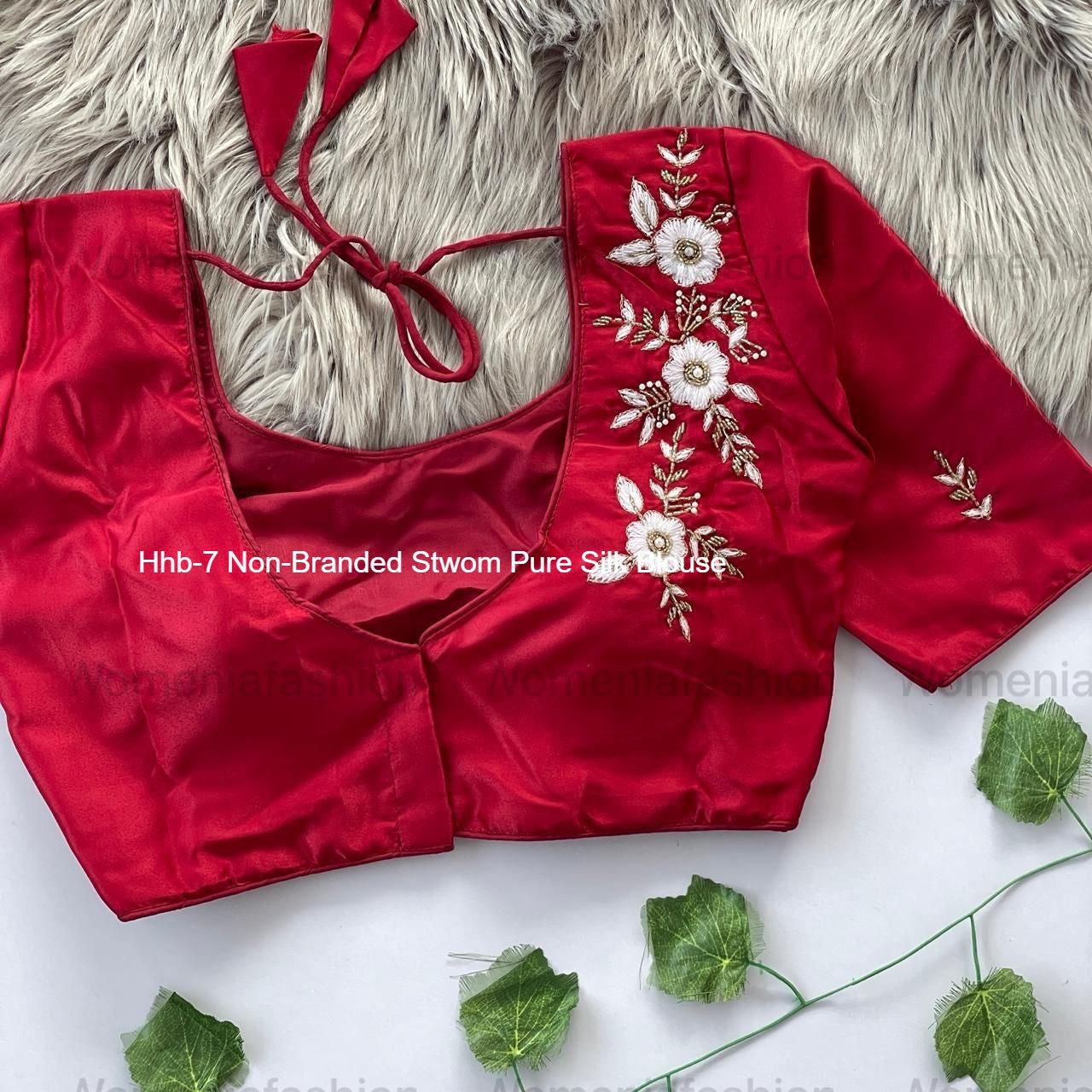 Hhb-7 Non-Branded Stwom Pure Silk Blouse