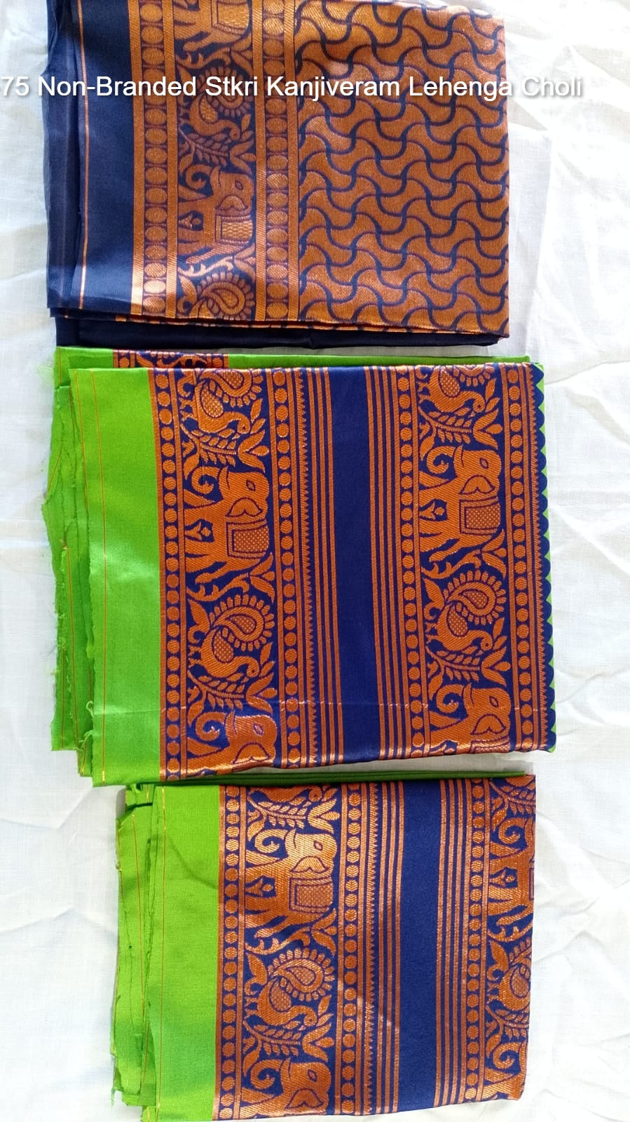 Hk-75 Non-Branded Stkri Kanjiveram Lehenga Choli