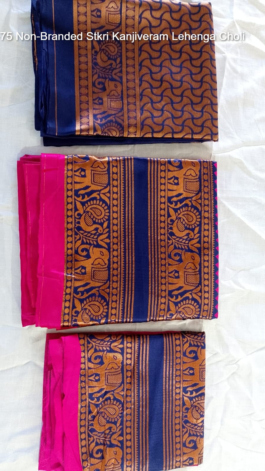 Hk-75 Non-Branded Stkri Kanjiveram Lehenga Choli