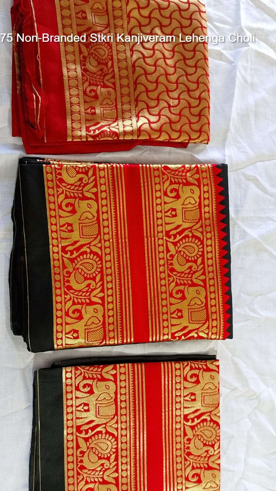 Hk-75 Non-Branded Stkri Kanjiveram Lehenga Choli