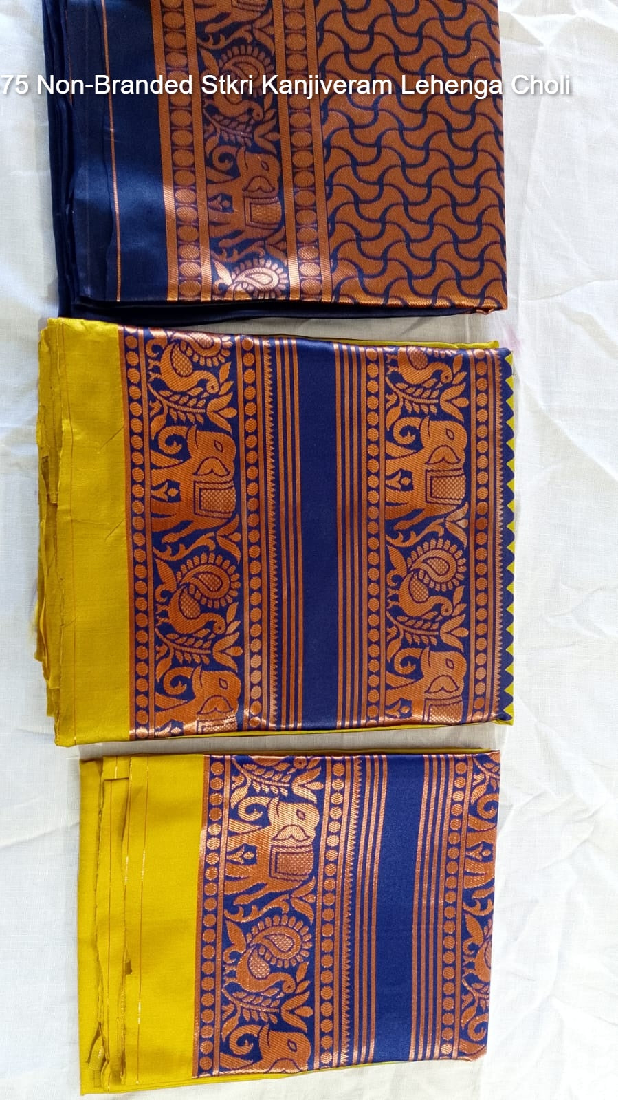 Hk-75 Non-Branded Stkri Kanjiveram Lehenga Choli