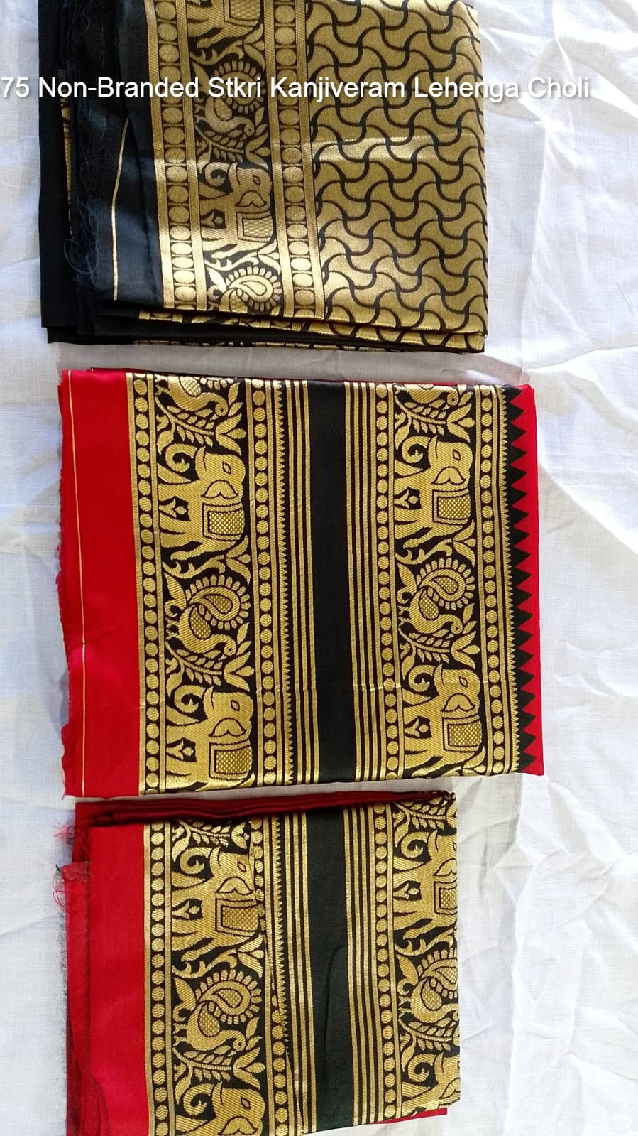 Hk-75 Non-Branded Stkri Kanjiveram Lehenga Choli