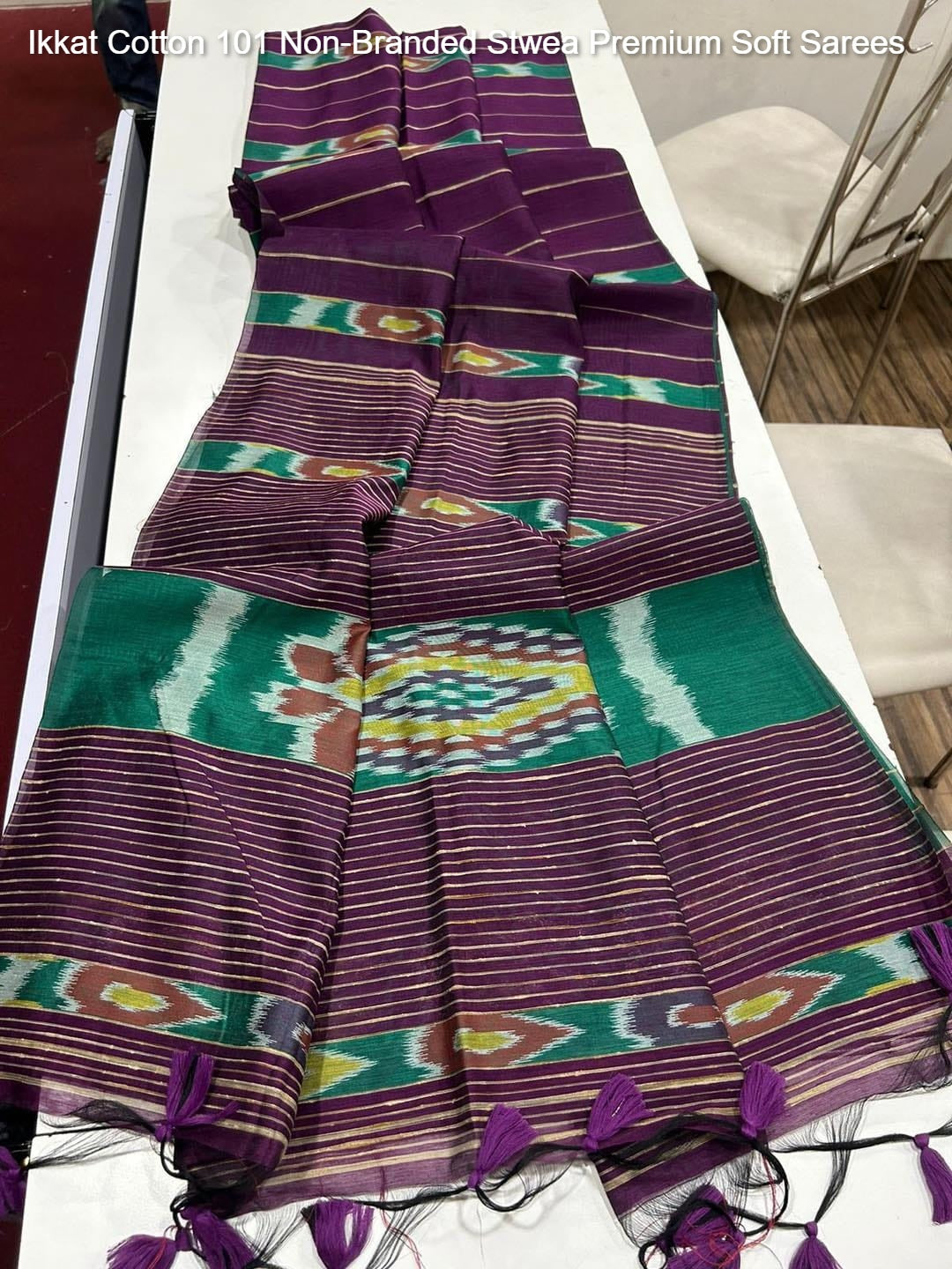 Ikkat Cotton 101 Non-Branded Stwea Premium Soft Sarees