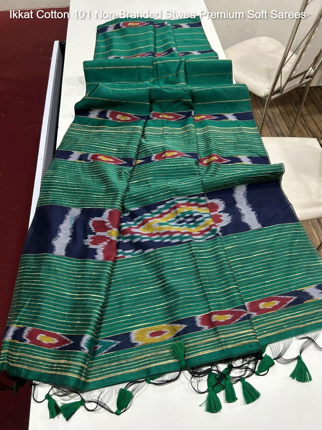 Ikkat Cotton 101 Non-Branded Stwea Premium Soft Sarees